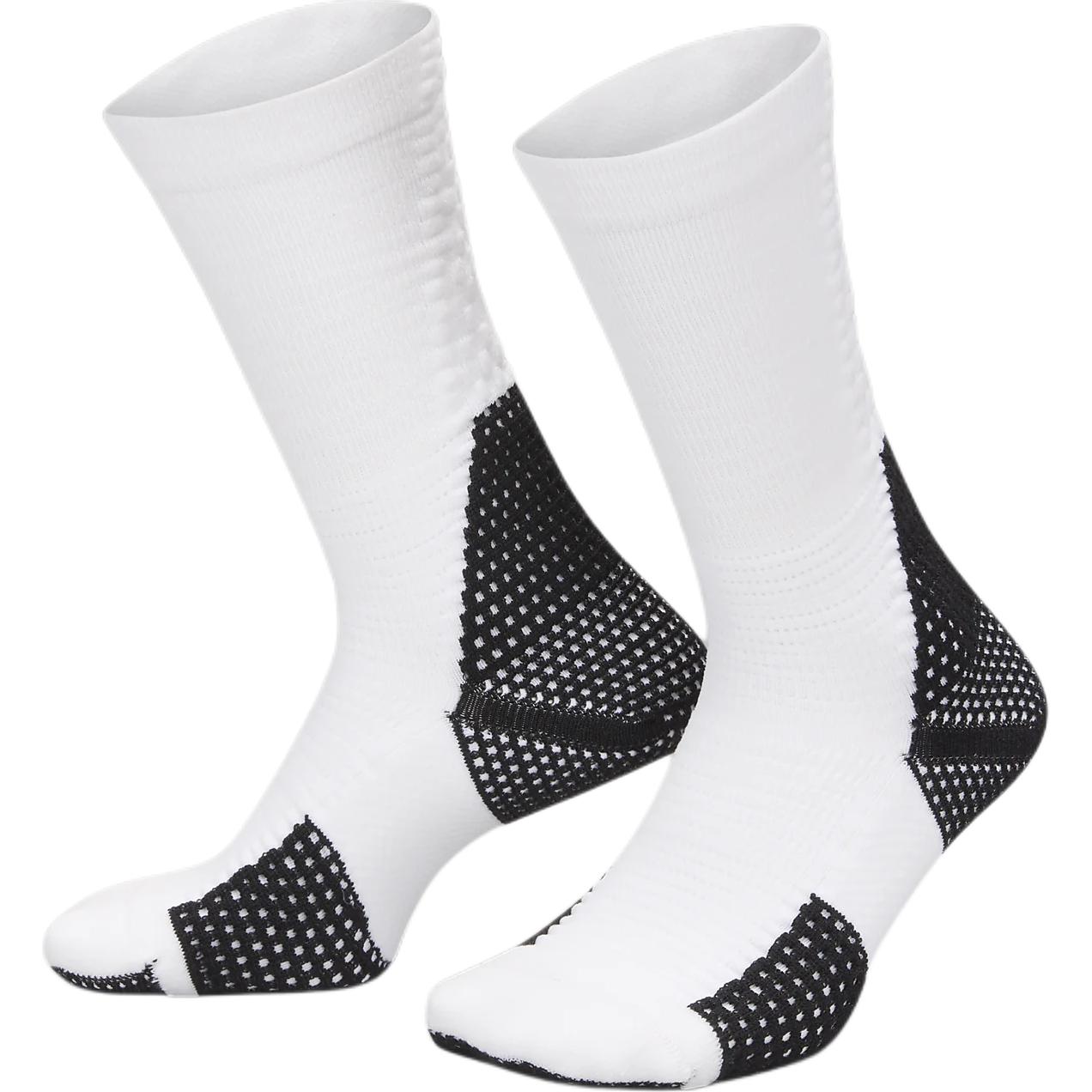 Jordan Crew Socks Men s 1 Pack Black White FZ3393-100 M