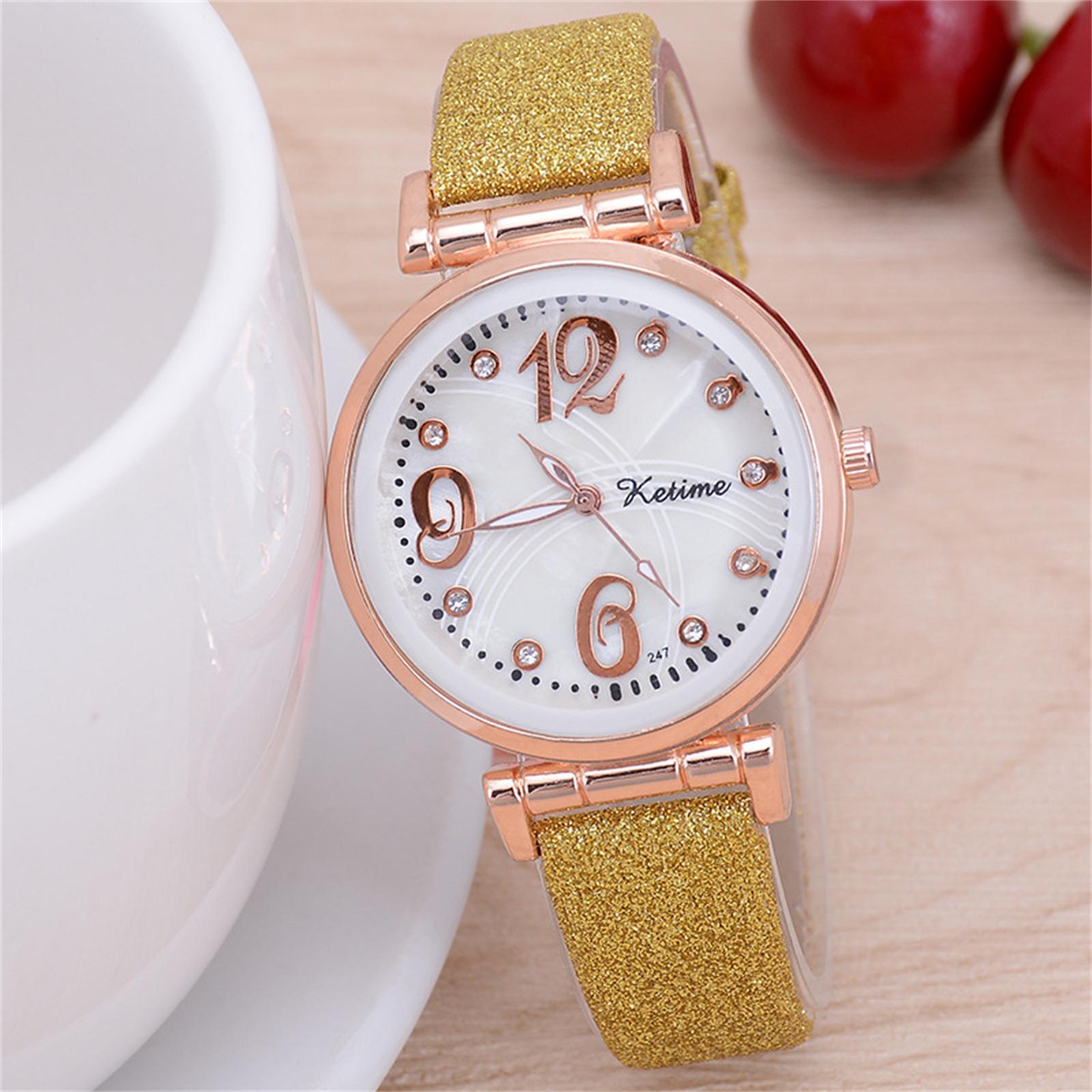 

Женские модные кожаные часы One Size