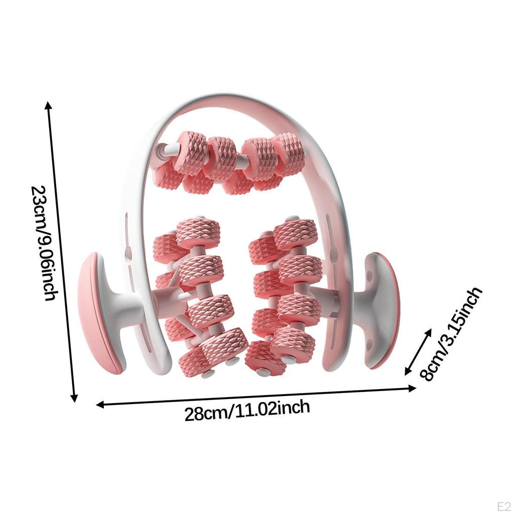 24 Wheel Circle Circular Leg Clamp Massaging Tool for Bodybuilding Sports Home