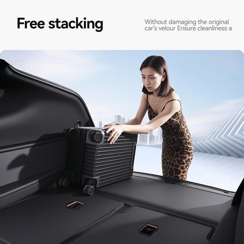 YZ For Tesla Model YL Juniper Trunk Mat Cover Nappa Leather All Weather Anti-scratch Full Coverage Trunk Liner Accessories 2026