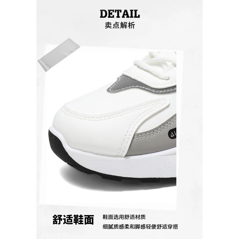 Men S Winter Fleece Lined Sports Shoes Thick Sole Non Slip Dad Running Shoes