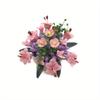1:12 Miniature Clay Flower Mini Potted Plant Lily Flower Flowerpot Decor Bonsai Model Garden Home Ornament Furniture