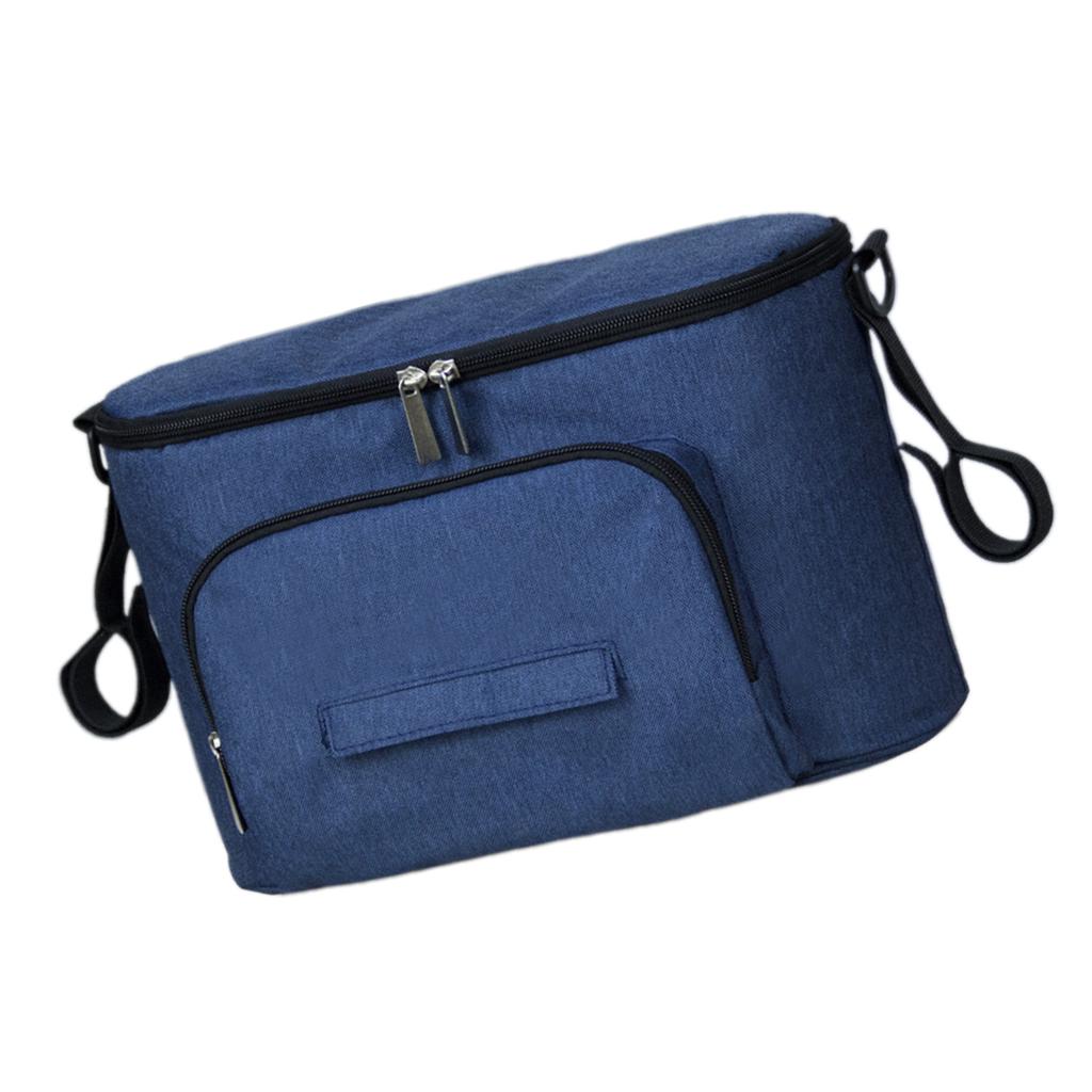 Oxford Cloth Baby Stroller Hanging Bag Organiser Case for Parents Needing More Storage Space During Walks or Outings