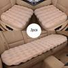 3Pcs Car Seat Cushion Fluffy Vehicle Seat Cover Plush Fleece Thickened Warm Auto Chair Pad