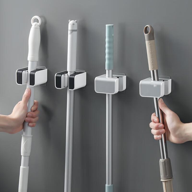 No-Drill Wall Mounted Mop Holder