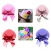 Girl Bowknot Decals Fascinator Hat Hair Clip Banquets Party Hair Clip for Teens Medieval Taking Photo Medieval Hairpin