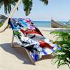 Super Wings Print Beach Towel, Large Soft Quick Dry Towel for Beach Camping Swimming