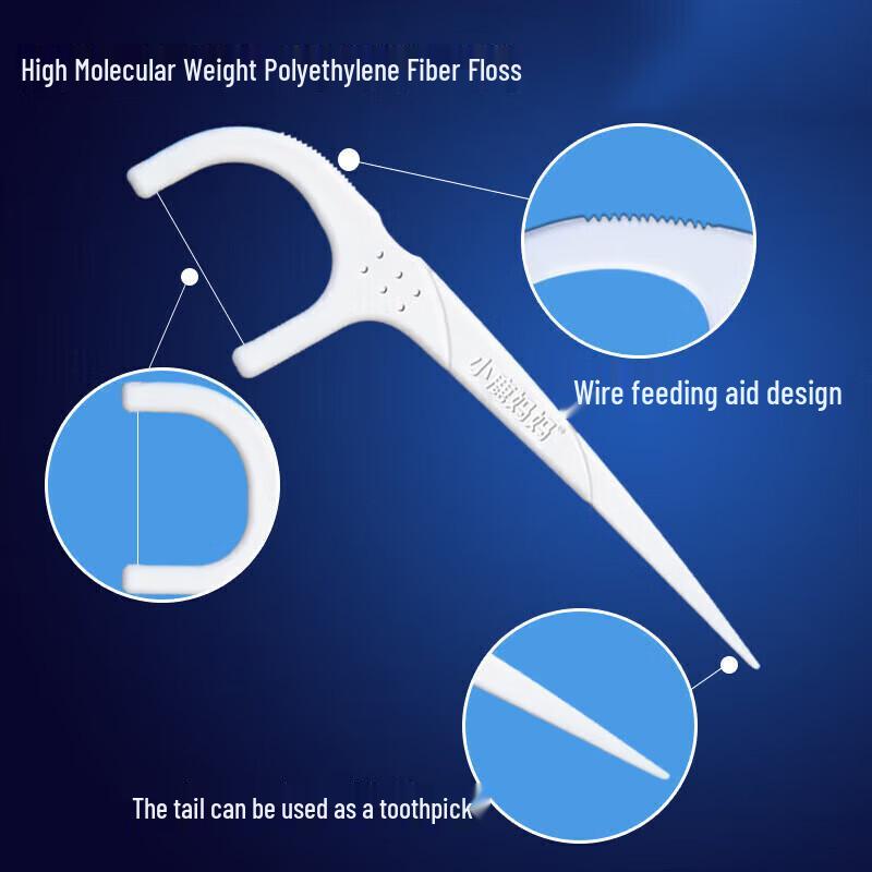 Little Deer Mama Wanghu High-Fine Disposable Dental Floss Picks