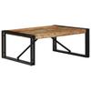 Multicolored Coffee Table 80 X 80 X 35 Cm Solid Reclaimed Wood
