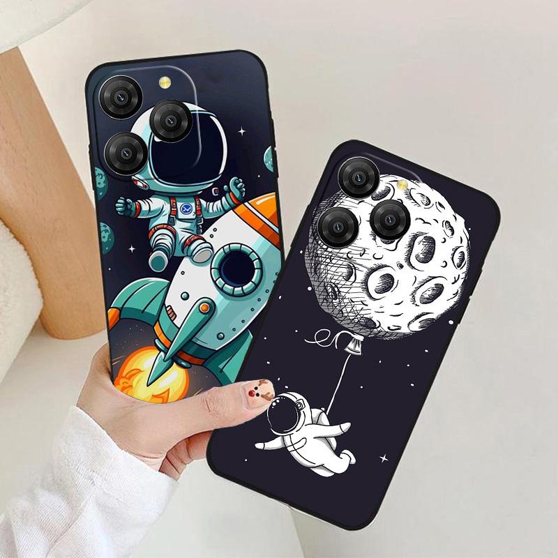 For Blackview Shark 9 Phone Case Astronaut Silicone Camera Protection Back Cover For Blackview Shark 8 9 Shark8 Funda Coque