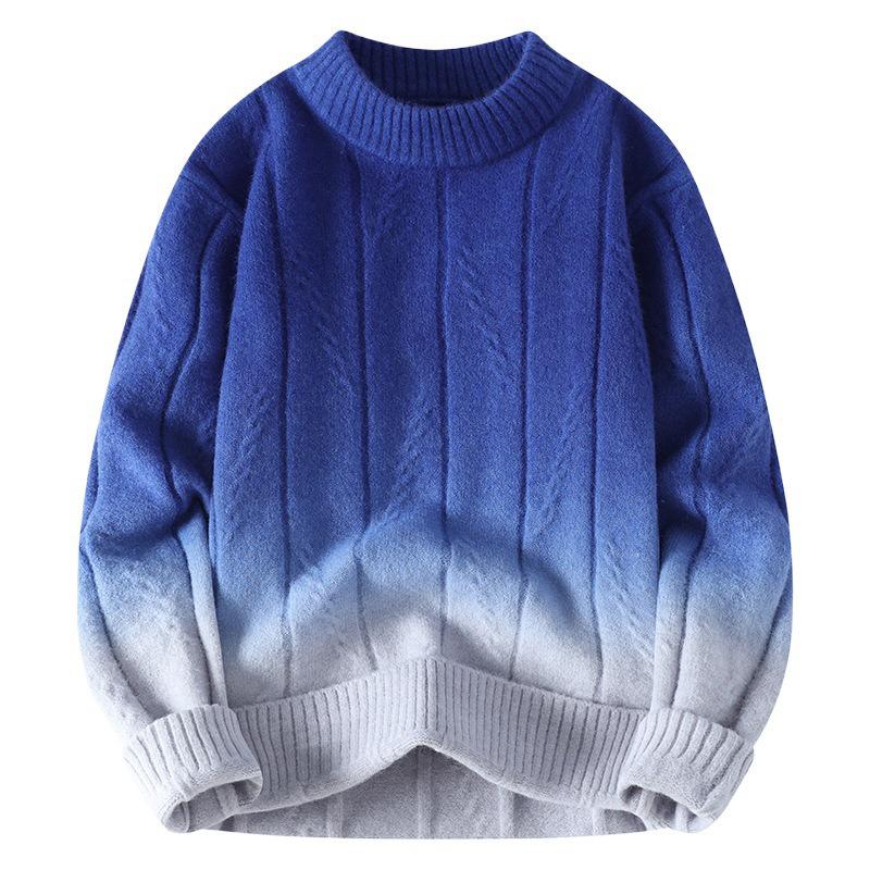 2025 Autumn/Winter Men's Casual Long Sleeve Knit Sweater