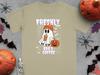 Freshly Boo'd Coffee Ghost T-Shirt, Halloween Iced Coffee Lover Tee