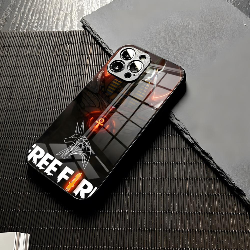 Free Fire Game Phone Case For Iphone 16 15 13 12 14 11 Pro Max Mini X Xr Xs 8 7 Birthday Present Puls 6 Glass Funda Cover