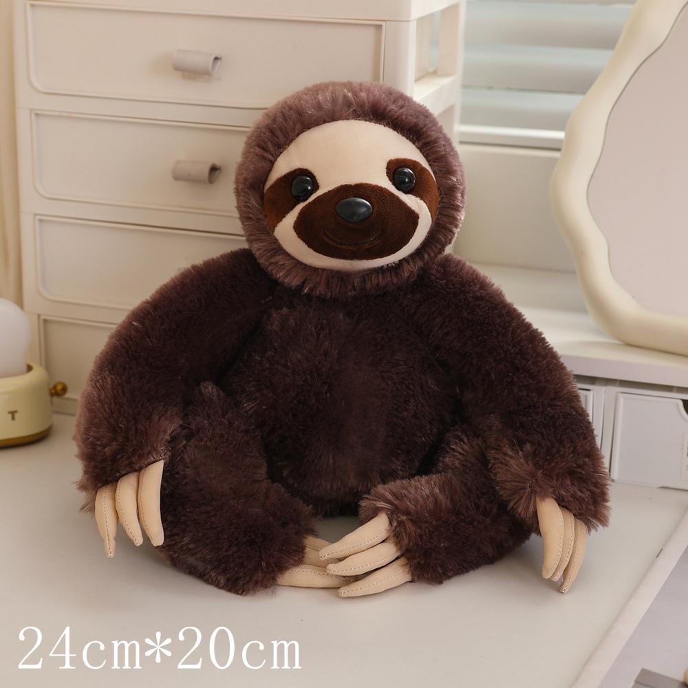 Imitation Sloth Plush Toys Soft Animal Stuffed Sloth Dolls For Baby Kids Birthday Xmas Gift Animals Home Decoration