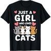 Cat Just A Girl Who Loves Cats T-Shirt