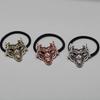 Vintage Elastic Hair Bands Metal Animal Charm Elastic Hair Bands Elegant Ponytail Holders Hair Adornment