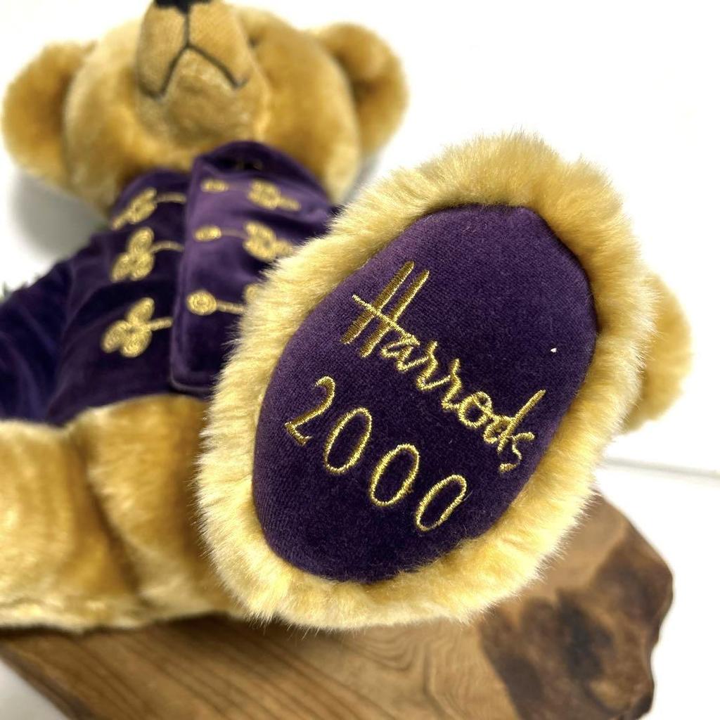 [USED] Harrods Merlin Teddy Bear, Christmas 2000