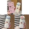 Cute Cartoon Stainless Steel Travel Mug With Lockable Lid For Office Use