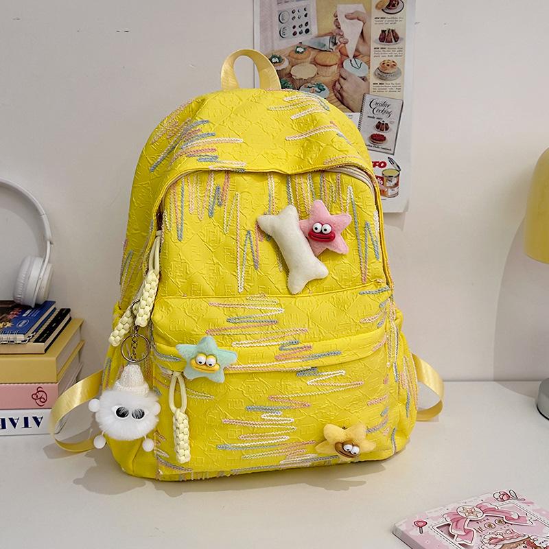 New Fashionable and Casual Commuting Schoolbag  Student Backpack  Large Capacity Schoolbag for Women