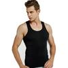 Summer New Men's Cotton Vest Fashion Trend Solid Colour Tops Versatile Men's T-shirt