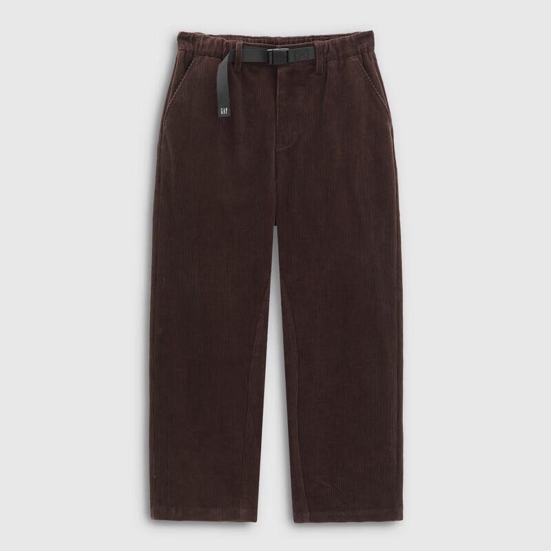 GAP Men's 2025 Winter Logo Corduroy Knit Pants with Buckle Belt