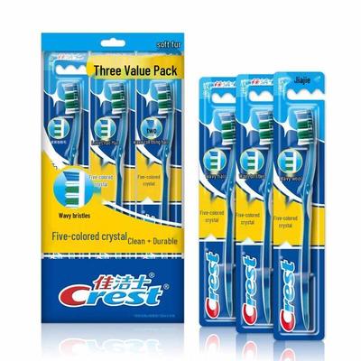 Crest Colorful Crystal Soft Bristle Toothbrushes (6-Pack)