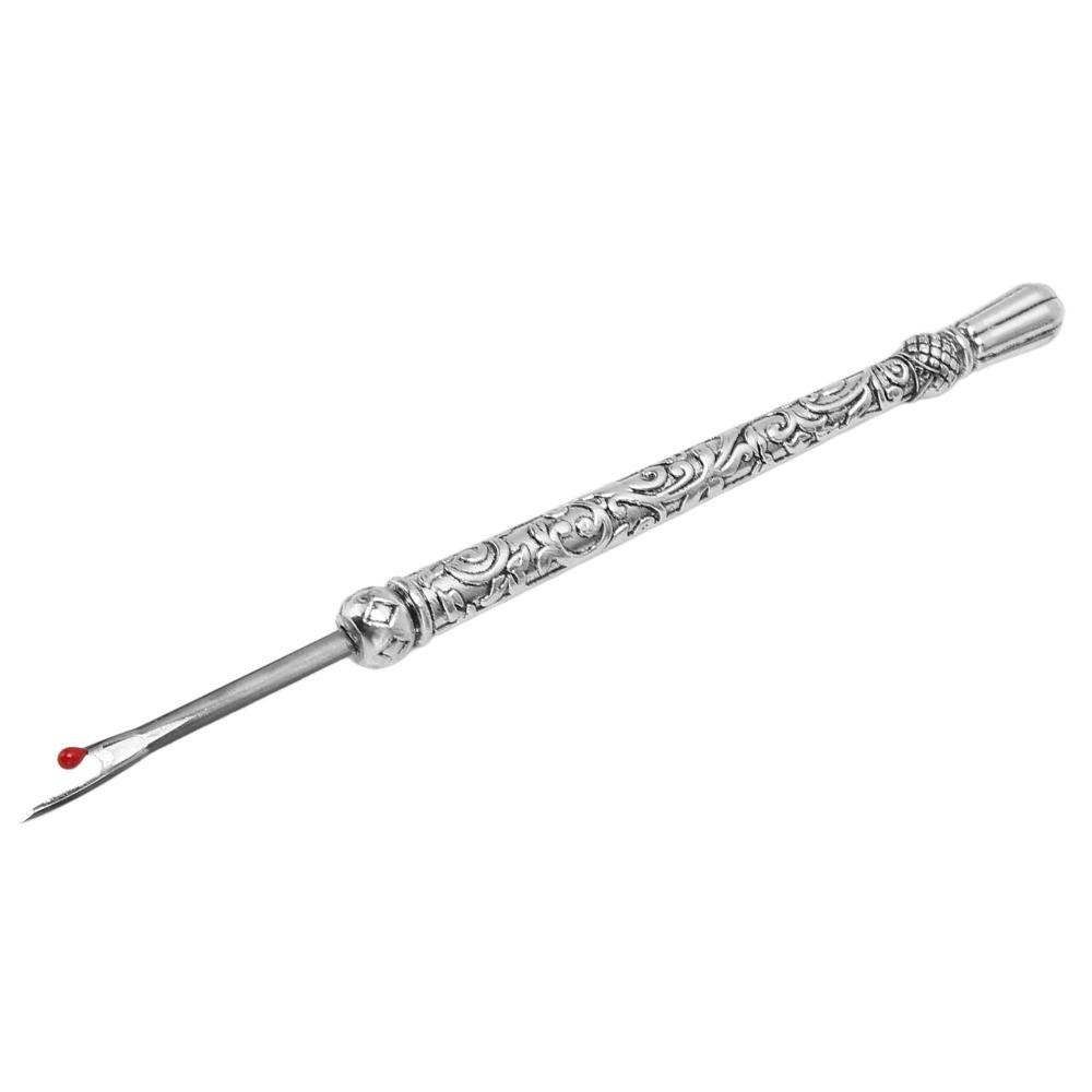 Multifunction Silver Seam Ripper Alloy Length 12cm Stitch Cutter Thread Unpicker for Hemming