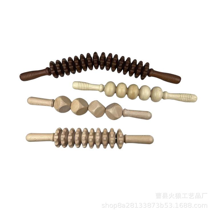 Wooden Roller Fascia Stick Muscle Massager – Multiple Styles Available