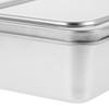 Pans Oven Covered Baking Tray Dish Metal Bread with Lid Stainless Steel for Kitchen