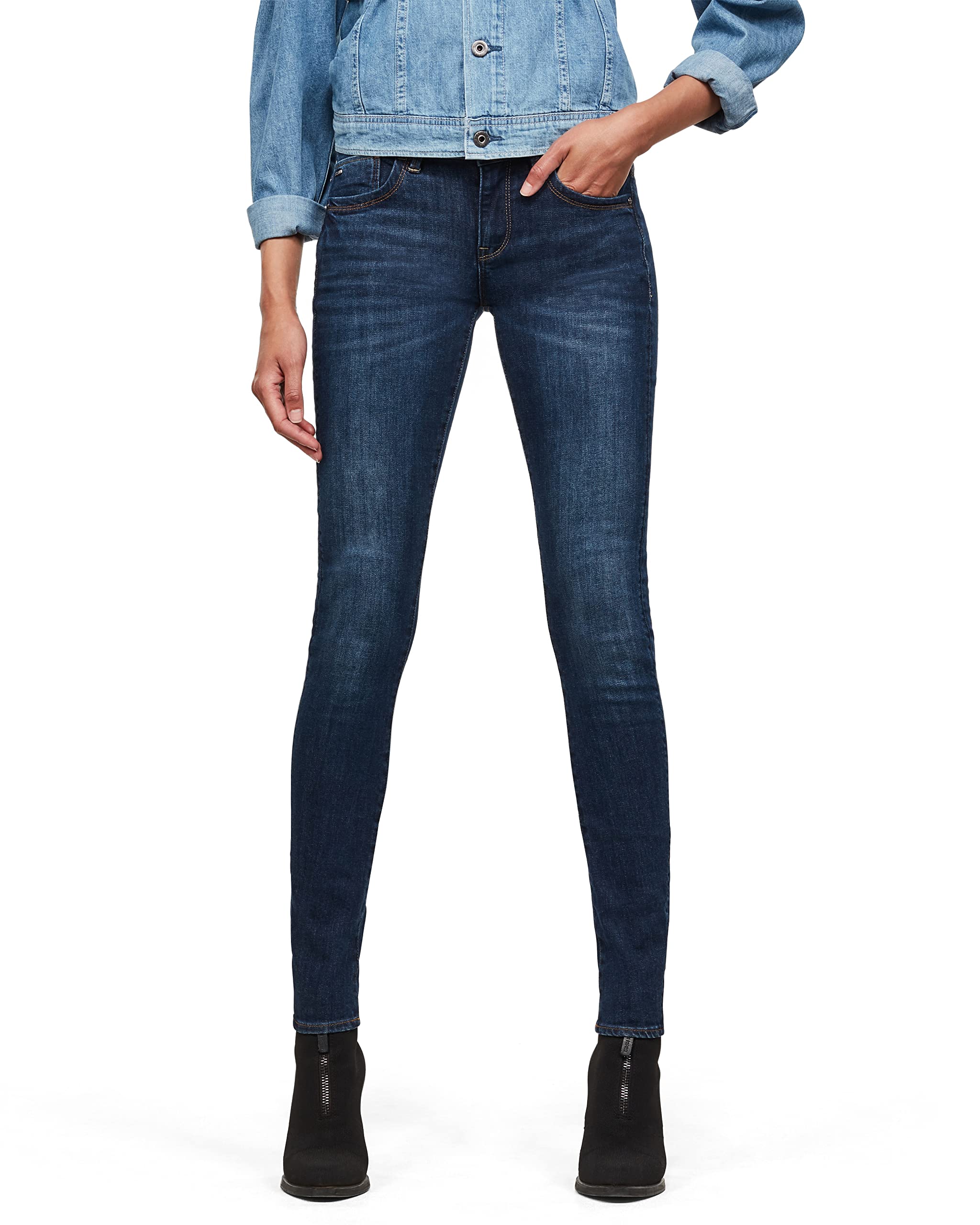 Джинсы G-Star RAW Lynn Mid Skinny Женские D06746-C619-89-W26/L32
