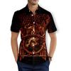CAVVING Stampa 3D BAND SLAYER Camicie Casual alla Moda da Uomo/Donna Maniche Corte Ampie Traspiranti T01