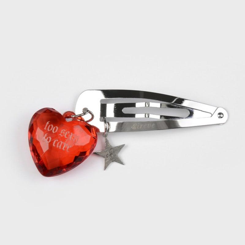 

Eireve TOO!! HEART HAIR CLIP (RED) Red