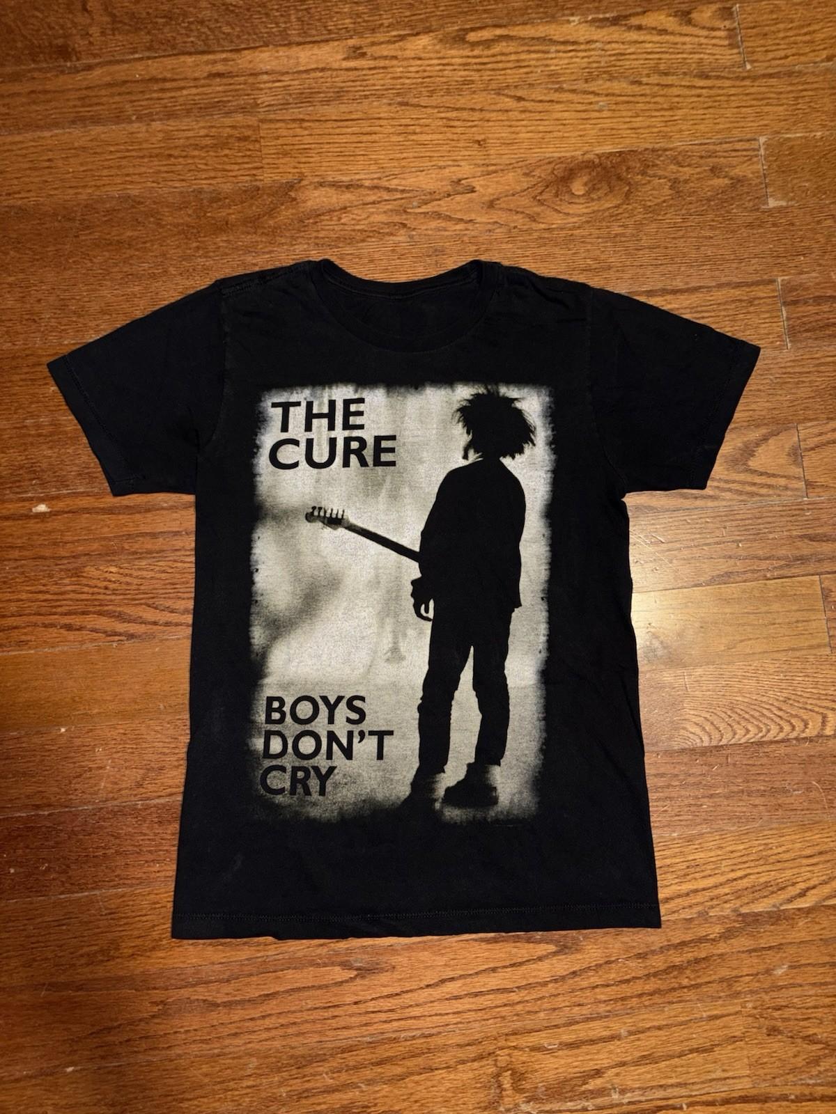 The Cure Boys Don’t Cry Band T Shirt Mens Small Black Grunge Rock Punk English Unisex T-Shirt XL