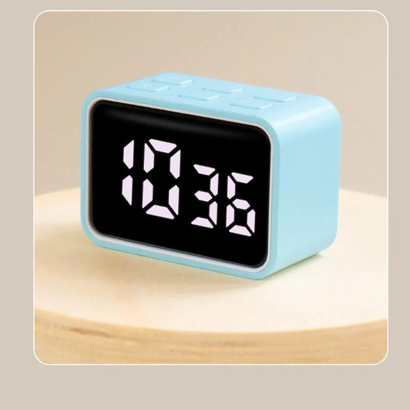 Mini Digitaler Küchentimer LED Visueller Timer für Studium Kochen Positiver Countdown-Alarm 3 Voreingestellte Zeiten Zuhause Aufladen Küchentimer
