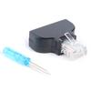 RJ45 Screw Terminal Adaptor Connector Stable Universal RJ45 Male To 8 Pin Screw Terminal Connector Ethernet Extender