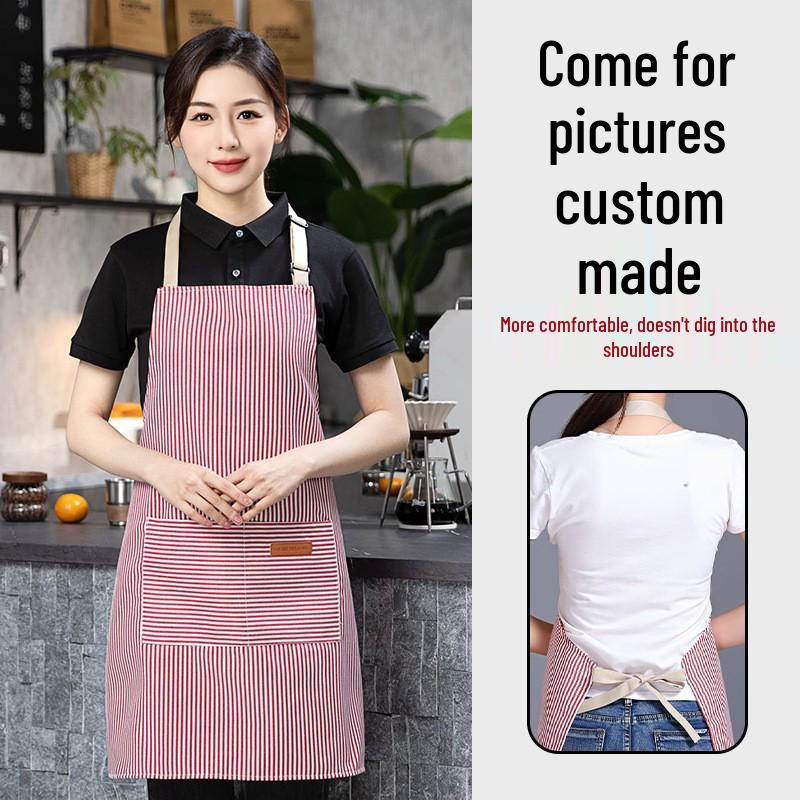 Waterproof Oil-proof Dirt-resistant Canvas Apron for Kitchen & Catering