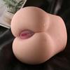 2KG Realistic Hip Masturbator for Men - 2 Hole Design (Deep Vagina & Tight Anal) with 3D Lifelike Pussy and Ass&Ultra-Realistic Sex Doll Hip