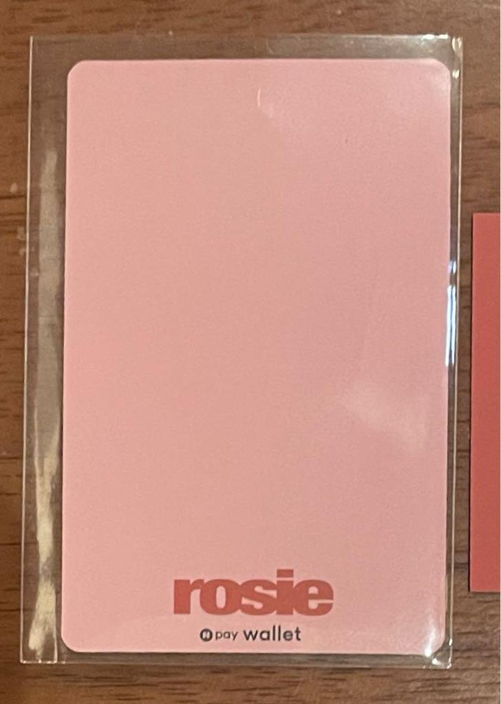 [USED] BLACKPINK Rosé Rosie Pop-Up Admission Bonus Trading Card
