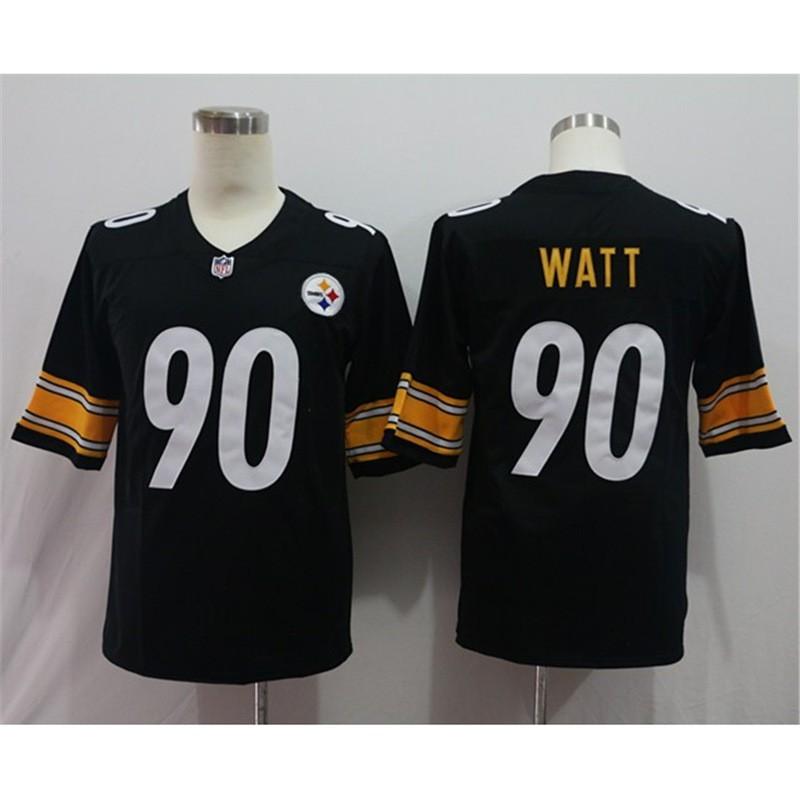 Pittsburgh Steelers Embroidered Rugby Jersey T-Shirt Men Women Loose Fit Cotton Short Sleeve Sportswear