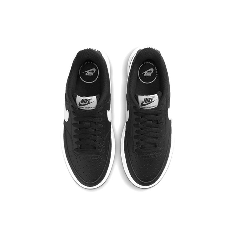 (WMNS) Nike Court Vision Alta 'Black White' Women's DM0113-002