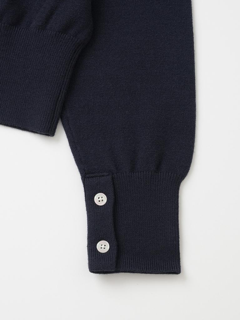 XOX (Women) Essential Round Crop Knit [Navy]