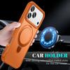 Applicable to iphone17PROMAX mobile phone case metal magnetic suction bracket four corners anti-drop high-end PC protective case