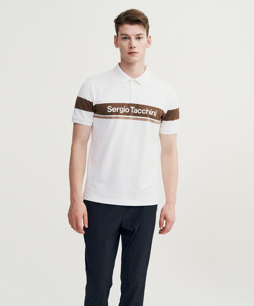 SERGIO TACCHINI M Goat Damarindo Short Sleeve Polo Shirt
