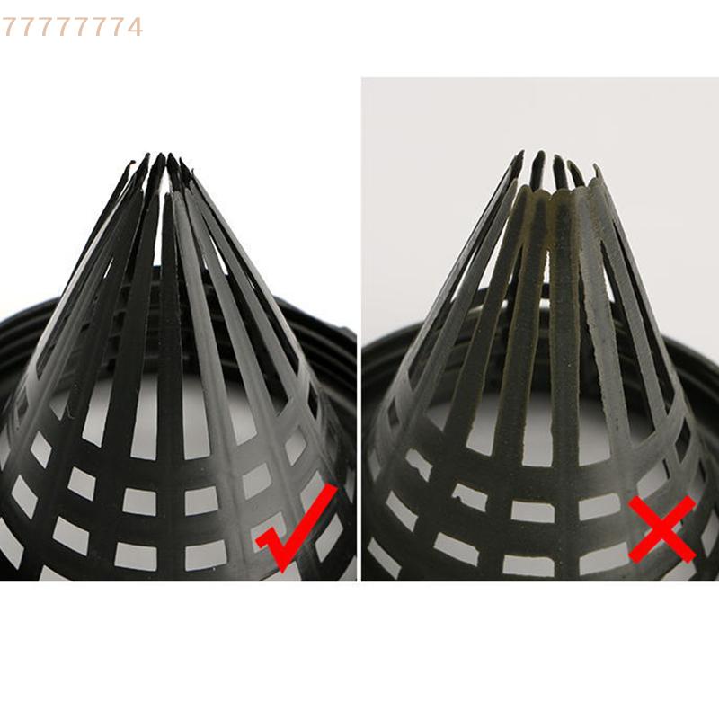 1PCS Automatic Eel Trap Black Durable Plastic Fish Net Cage for Eel Loach Finless Trap Fishing Pot Mud Container