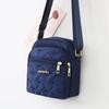 Five-layer Zipper Crossbody Bag Nylon Small Phone Bag Trendy Shoulder Bag  Cosmetic Bag