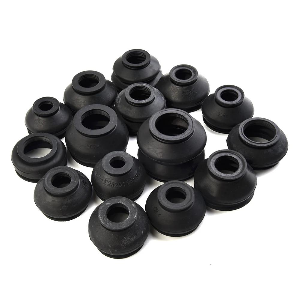 28Pcs Rubber Ball Joint Boot Suspension Steering Dust-Cover Track Tie Rod Linkage Kit With Tongue And Groove Fastening-System