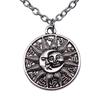 Pentagram keltisk knut hänge stjärna Halsband måne sol Smycken Amulett hantverk 45 cm eller 70 cm lång kedja