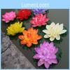 Stunning High Realistic Appearance Artificial Lotus Flower Water Lily Floating Plant