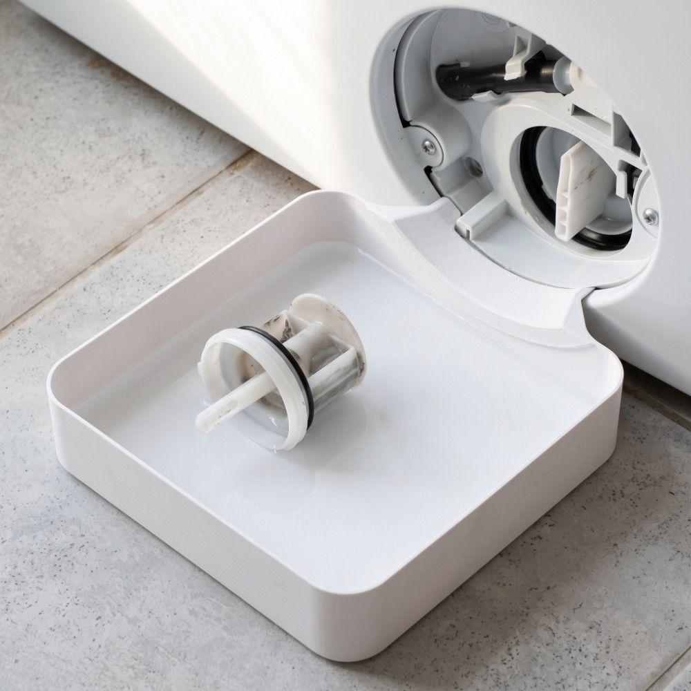 Simple Washing Machine Drain Tray Leak-Proof Drain Pan Washer Drain Guide Tray Household