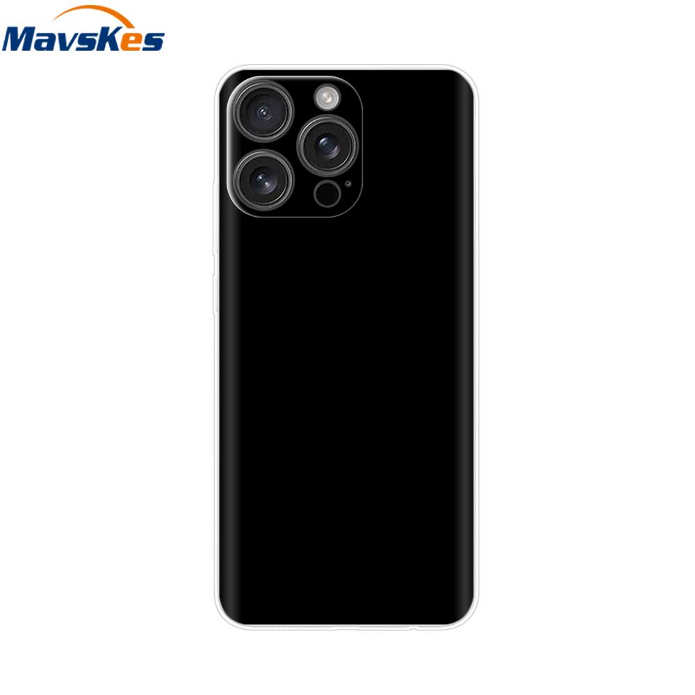For iPhone 16 Pro Max Case Soft Silicon TPU Protector Case For iPhone 16 Pro Max Iphone16 Plus Shockproof Transparent Back Cover iPhone 16